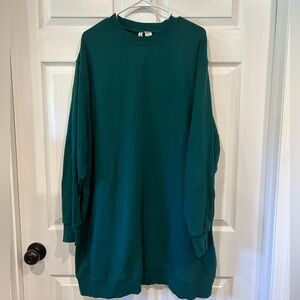 H&M Teal Crewneck Sweatshirt
